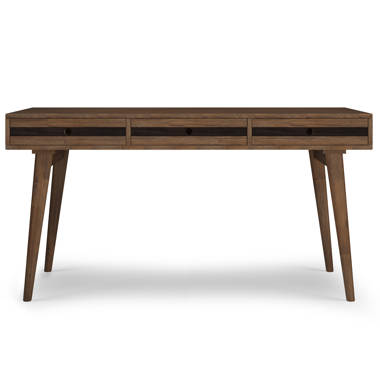 Midway solid online acacia wood desk